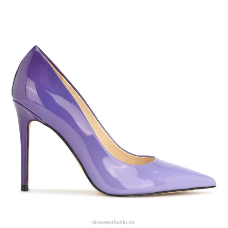 Nine West RR2J1253Frische Pumps mit spitzer Zehenpartie Lila Ombre-Patent