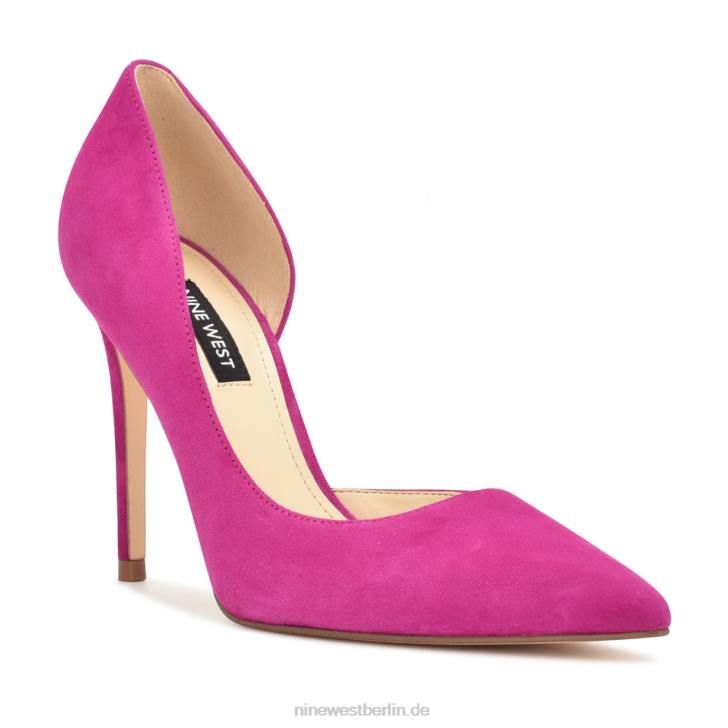 Nine West RR2J1306Spitze Pumps von Folowe d\'Orsay rosa Wildleder
