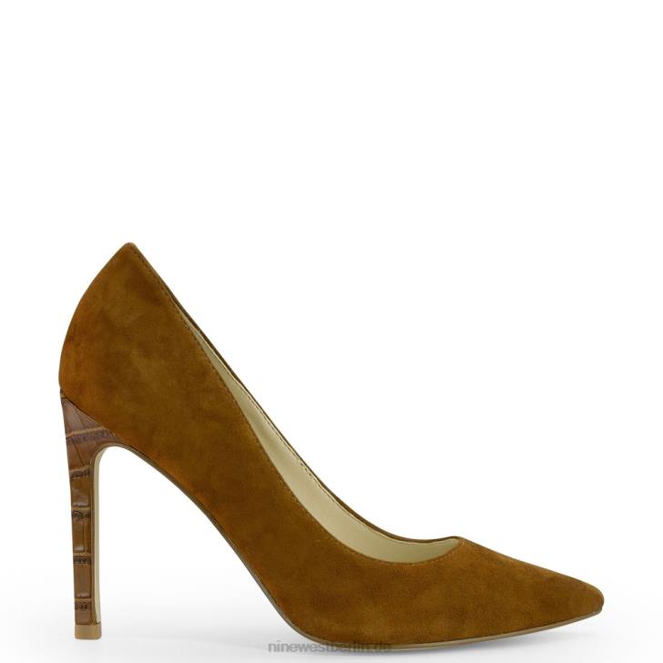 Nine West RR2J1319Spitze Pumps von Tatiana cognacfarbenes Wildleder