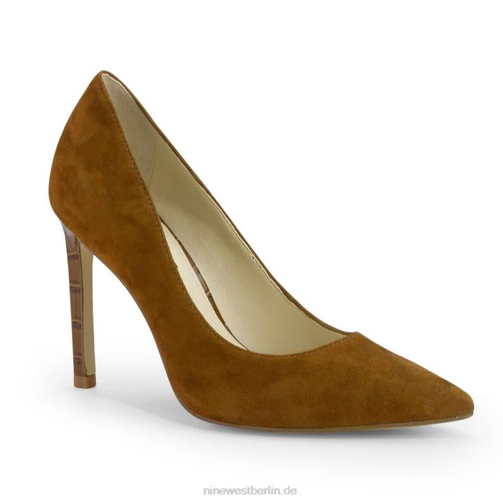 Nine West RR2J1319Spitze Pumps von Tatiana cognacfarbenes Wildleder
