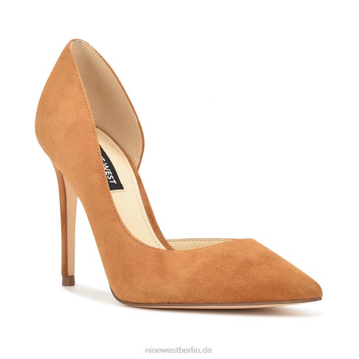Nine West RR2J1325Spitze Pumps von Folowe d\'Orsay dunkles natürliches Wildleder