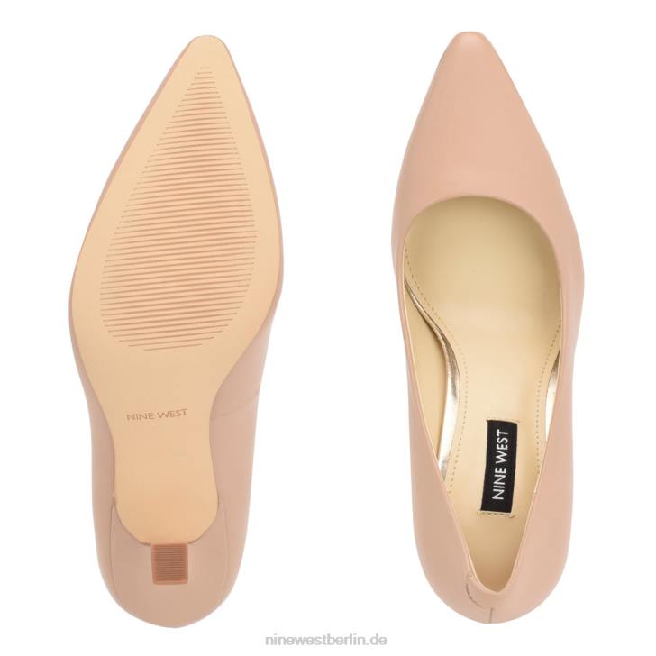 Nine West RR2J1194sortiert spitze Pumps kaum nacktes Leder