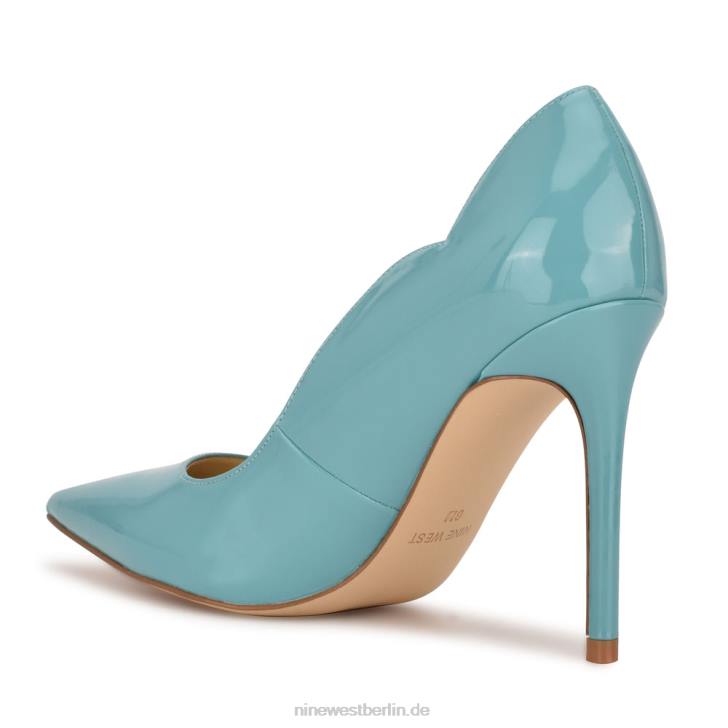 Nine West RR2J1060Foxy-Pumps mit spitzer Zehenpartie Vintage-Blau
