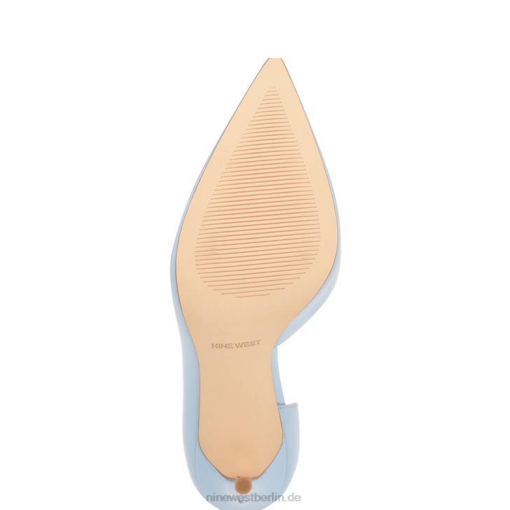 Nine West RR2J1595Spitze Pumps von Folowe d\'Orsay babyblaues Lackleder
