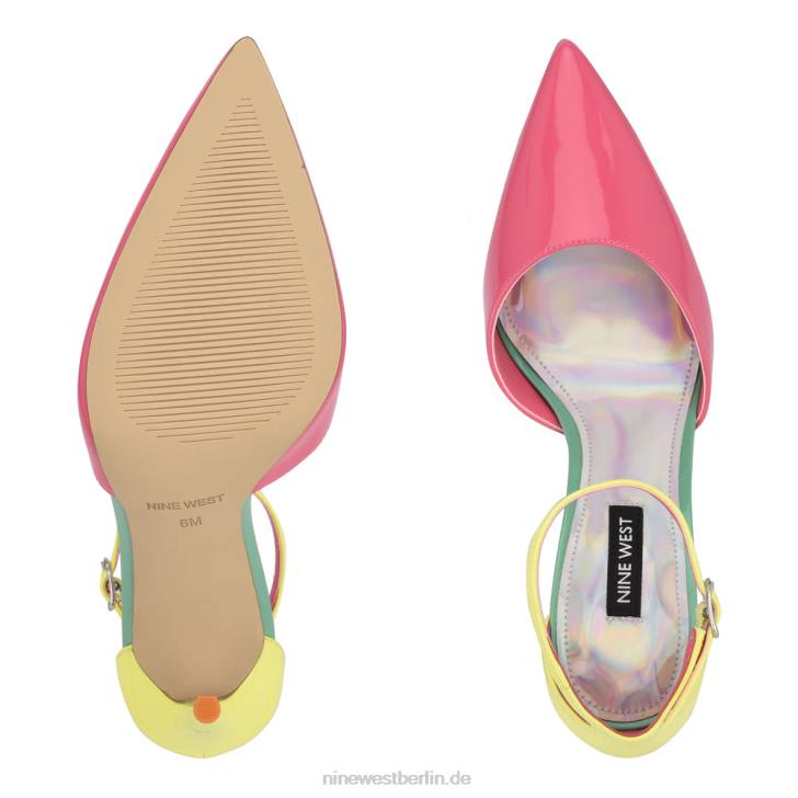 Nine West RR2J2024Faiz Pumps mit spitzer Zehenpartie und Knöchelriemen