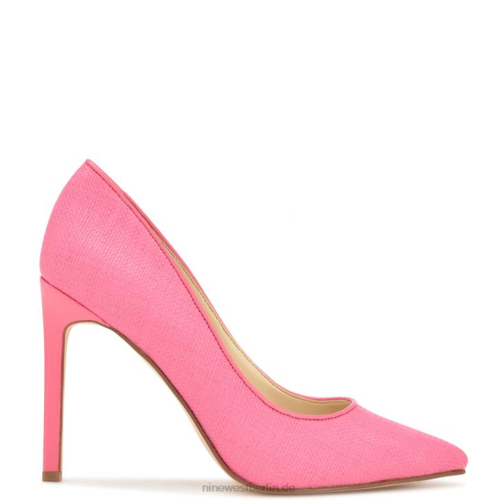 Nine West RR2J863Tatiana gewebte Pumps mit spitzer Zehenpartie Rosa