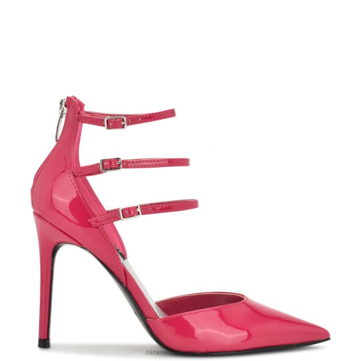 Nine West RR2J890Riemchenpumps von Frann d'Orsay rosa Lack