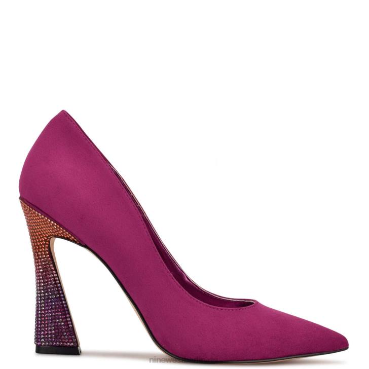 rosa Wildleder/Strass