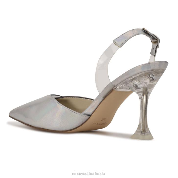 Nine West RR2J1249Wärme-Slingbacks mit spitzer Zehenpartie und Absatz