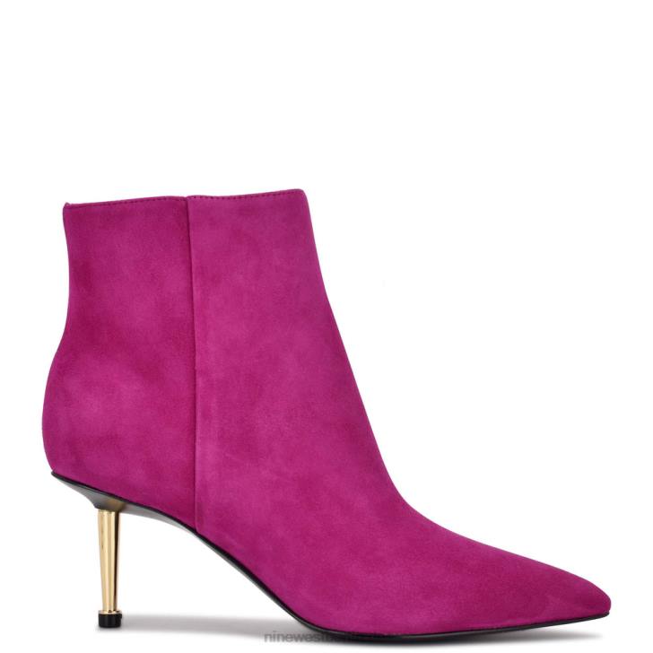 Nine West RR2J923Ritaa-Kleid-Stiefeletten rosa Wildleder