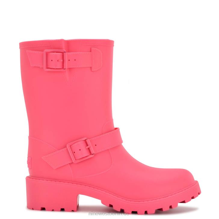 Nine West RR2J933reitet Stiefeletten mit Stollensohle Rosa