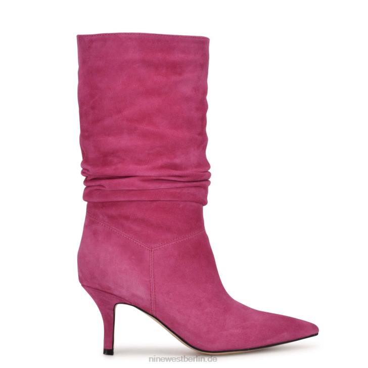 Nine West RR2J955Mycki-Anzugstiefel elektrisches rosa Wildleder
