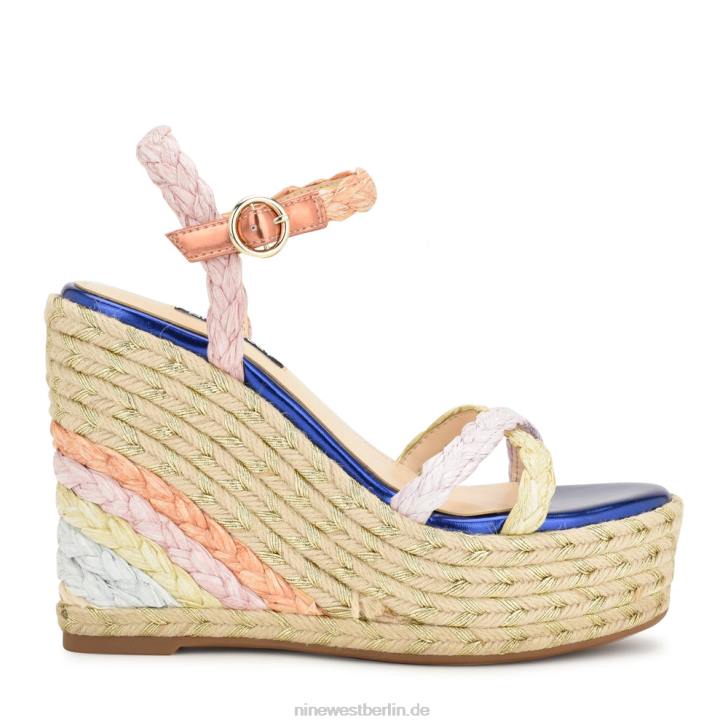 Nine West RR2J760Caress Espadrille-Keilsandalen Multi-Bast