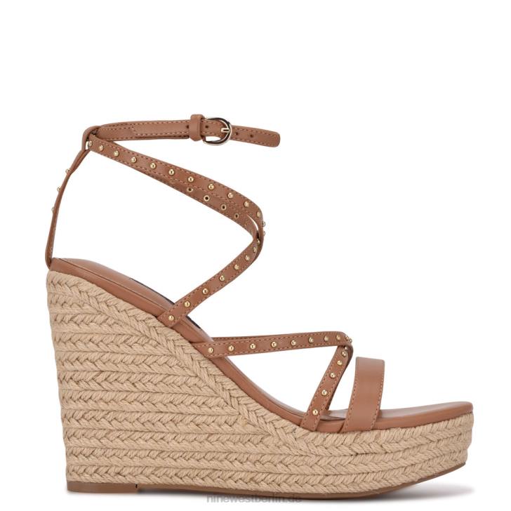 Nine West RR2J794Hunda Espadrille-Keilsandalen natürlich