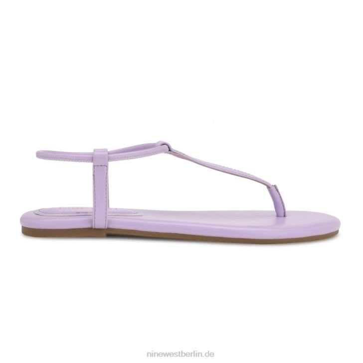 Nine West RR2J23Flache Bassie-Sandalen helles Lila