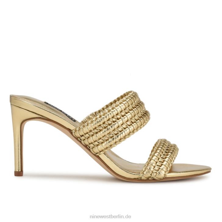 Nine West RR2J132Pause-Sandalen mit Absatz Platin