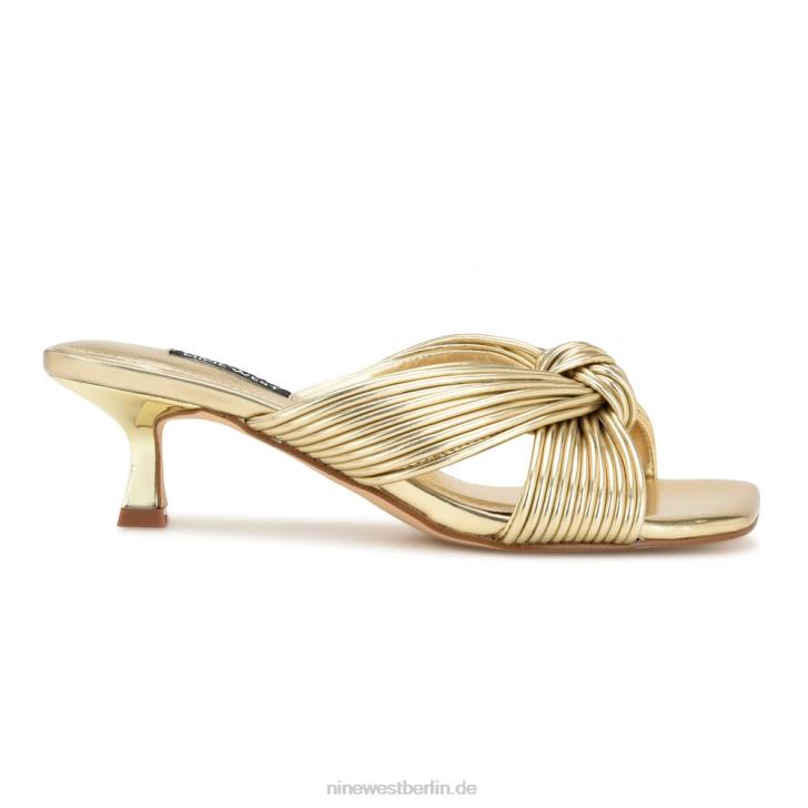 Nine West RR2J217Dafidil-Sandalen mit Absatz Platin