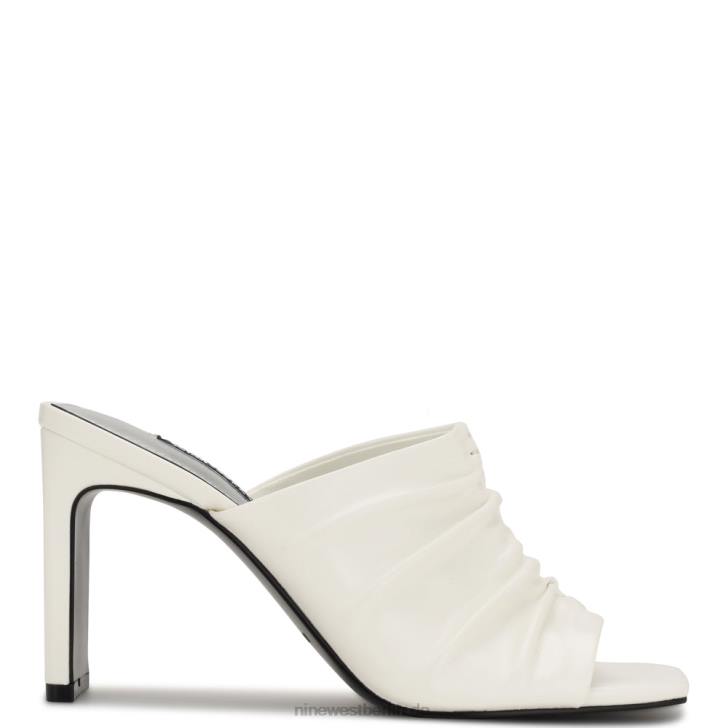 Nine West RR2J318Peary-Slide-Sandalen mit Absatz Weiss