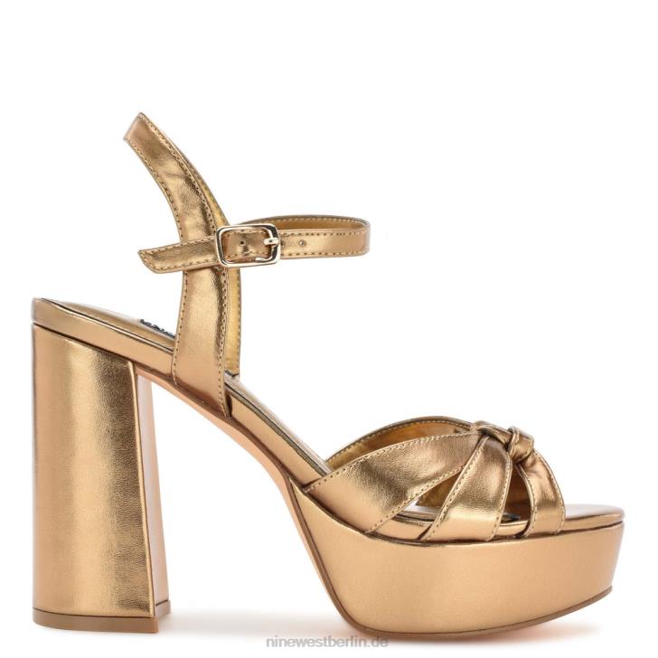 Nine West RR2J446Rast-Plateau-Sandalen Gold
