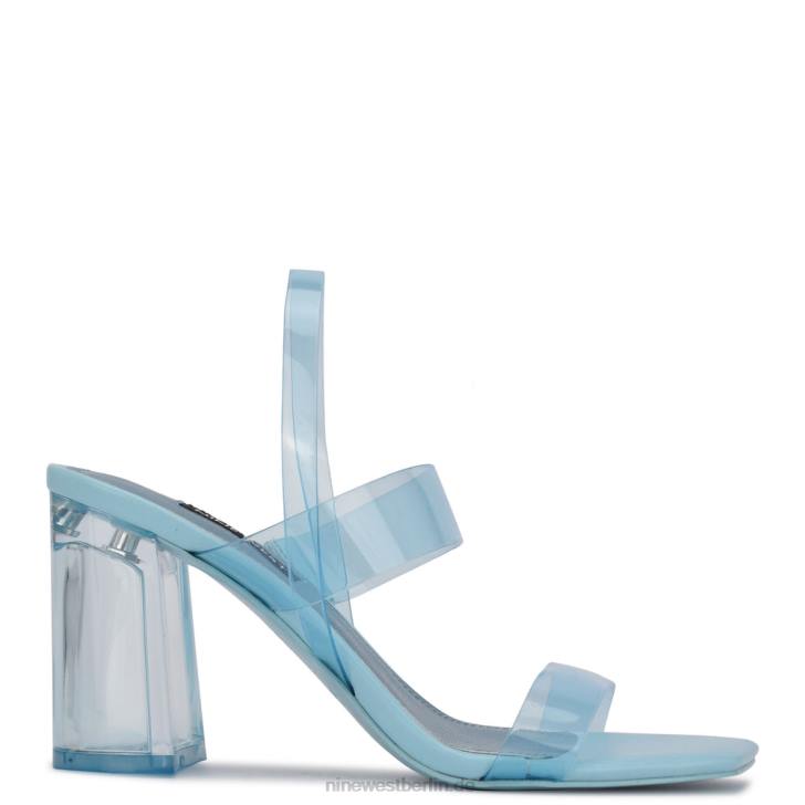 Nine West RR2J546Tenia-Sandalen mit Absatz Blau
