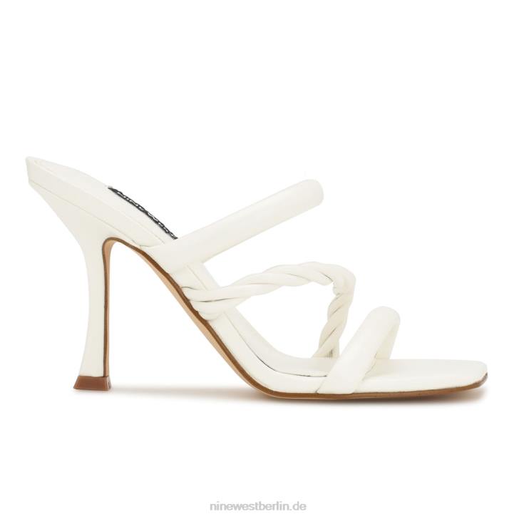 Nine West RR2J832Yester-Sandalen mit Absatz Weiss