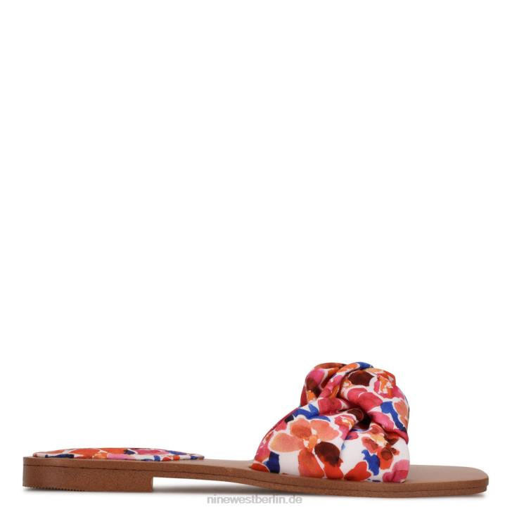Nine West RR2J1015Rosige flache Slide-Sandalen