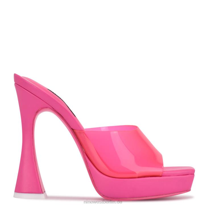 Nine West RR2J1971Ansel Plateau-Slide-Sandalen Neon Pink