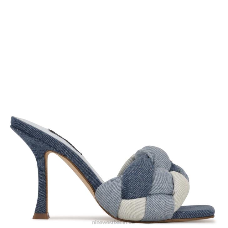 Nine West RR2J881Slide-Sandalen mit Yoyo-Absatz