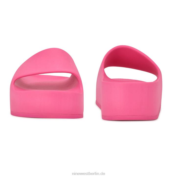 Nine West RR2J987Slide-Sandalen mit Plateausohle für den Pool