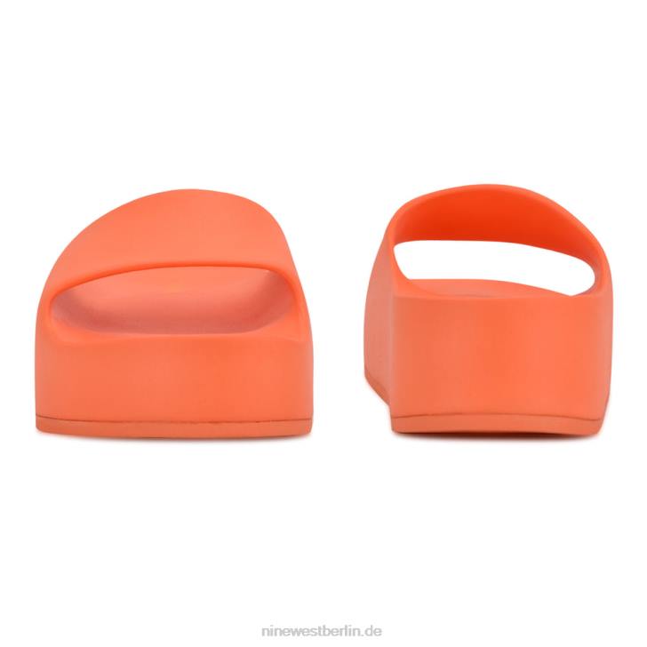 Nine West RR2J988Slide-Sandalen mit Plateausohle für den Pool