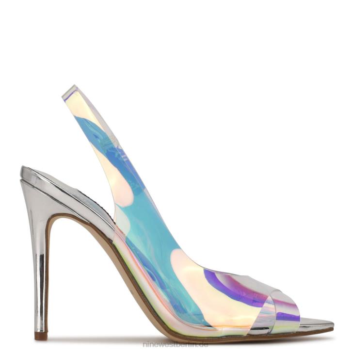 Nine West RR2J628Gepunktete Slingback-Sandalen