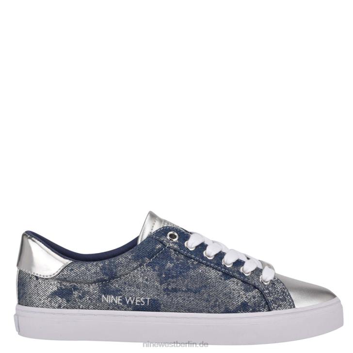 Nine West RR2J884beste Freizeitsneaker glitzernder Denim