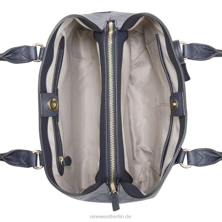 Nine West RR2J2199Brooklyn Jet Set Tragetasche Logo der französischen Marine