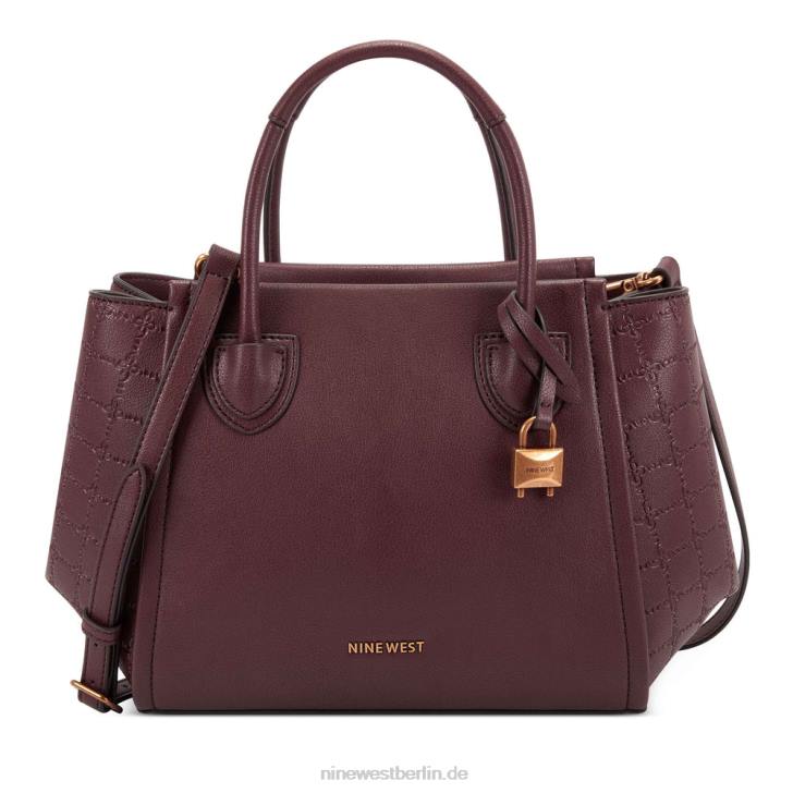 Nine West RR2J2733Camden Jet-Set-Umhängetasche Merlot