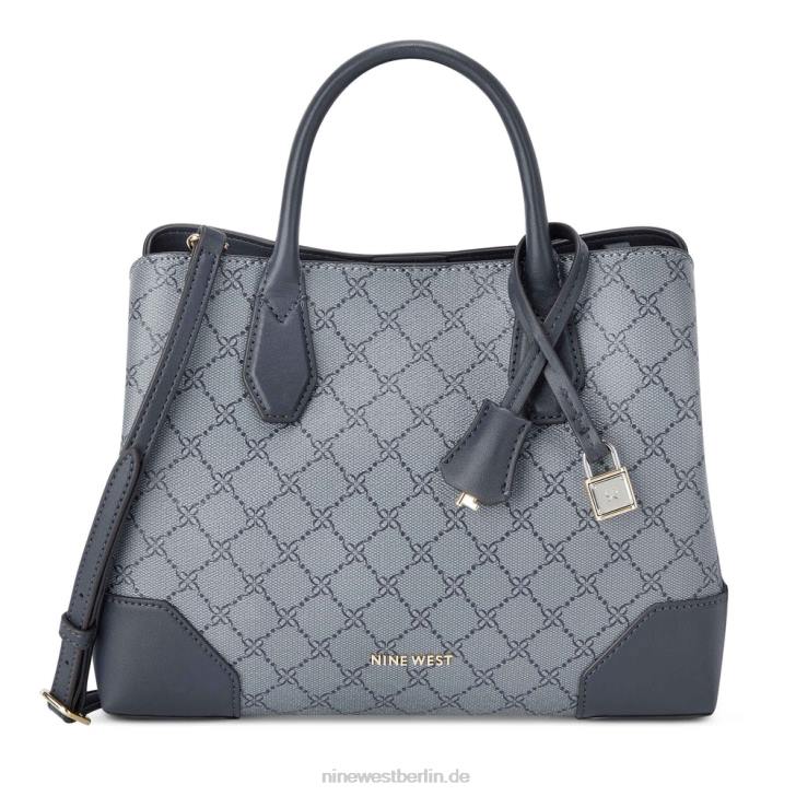 Nine West RR2J2751Brooklyn Jet-Set-Umhängetasche Logo der französischen Marine