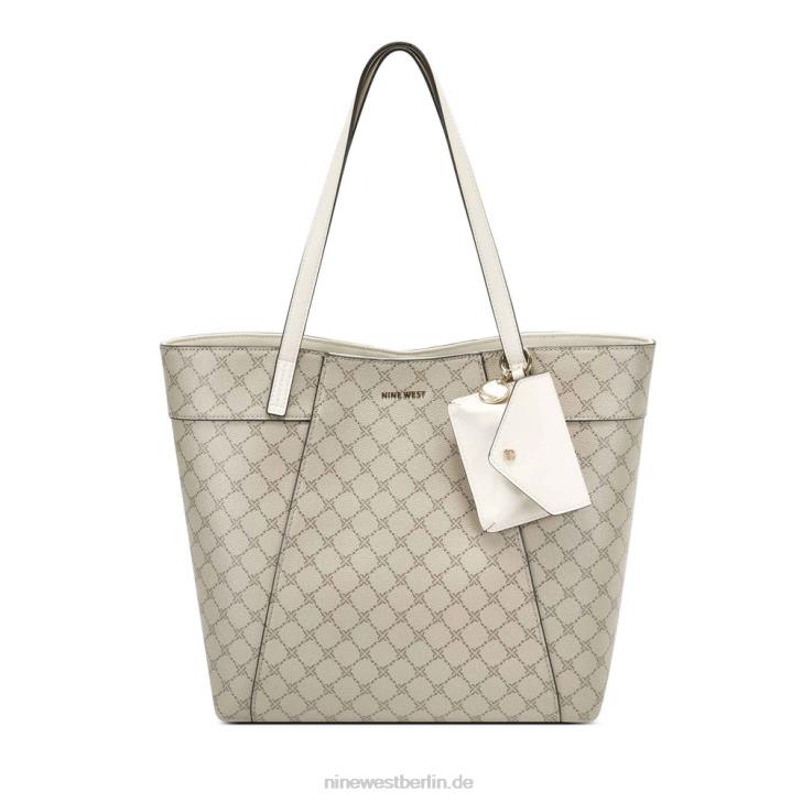 Nine West RR2J2098Sunnyside Jet-Set-Tasche Beiges Logo/Milch