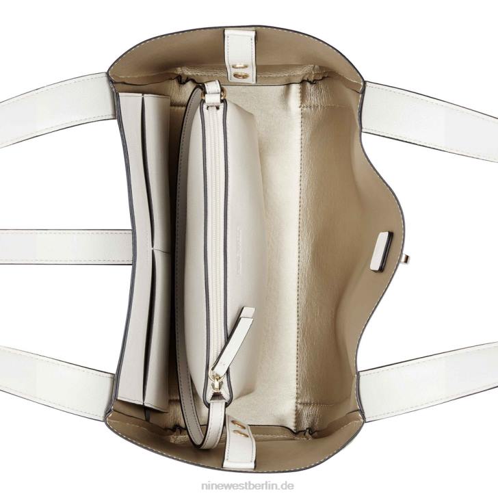 Nine West RR2J2125eher 2 in 1 Tasche Beiges Logo/Milch