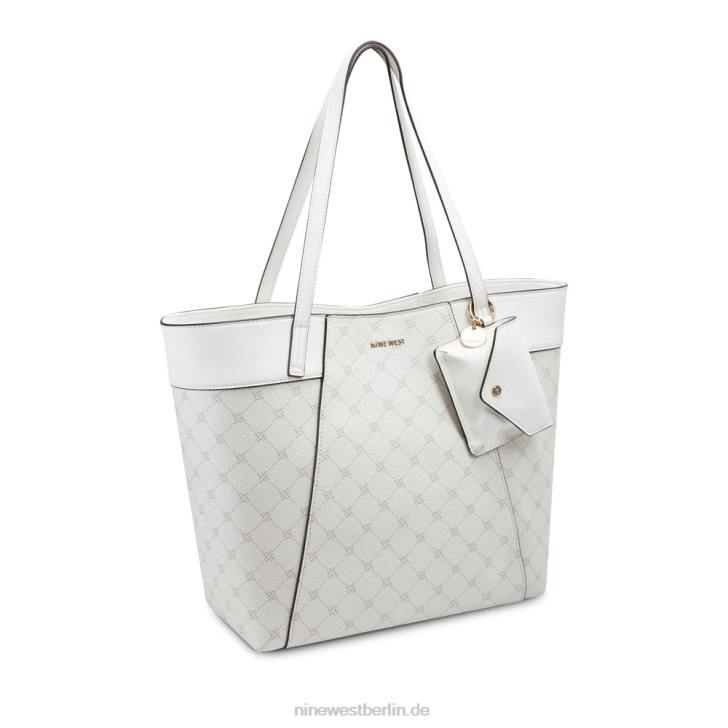 Nine West RR2J2712Sunnyside Jet-Set-Tasche optisches weißes Logo