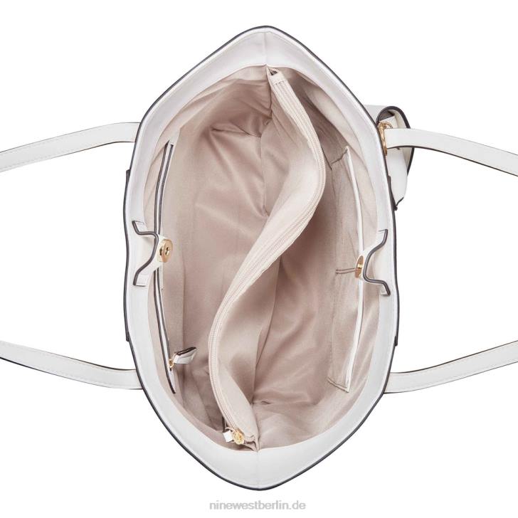 Nine West RR2J2712Sunnyside Jet-Set-Tasche optisches weißes Logo