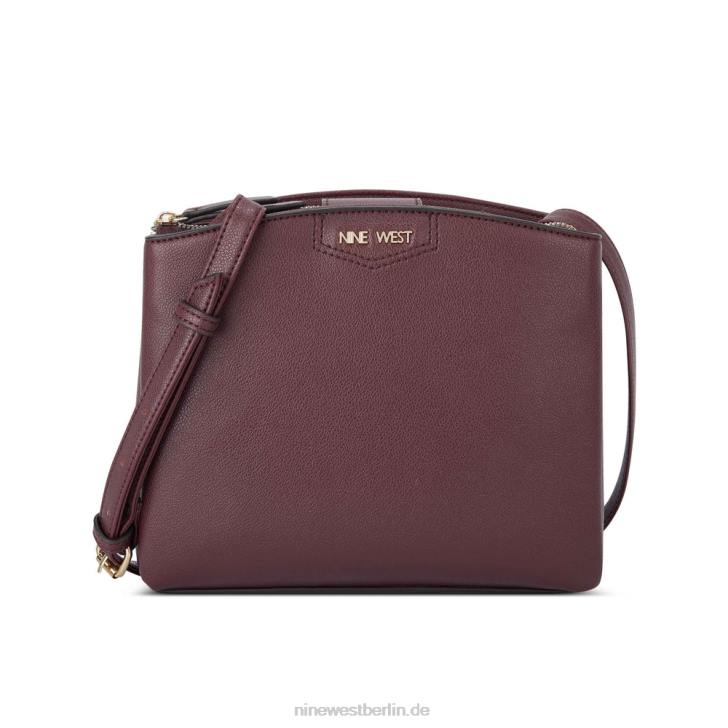 Nine West RR2J2560Jorie Mini Jet Set Umhängetasche Merlot