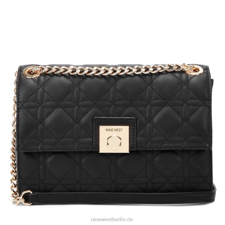 Nine West RR2J2562Gänseblümchen gesteppte Cabrio-Xbody-Klappe