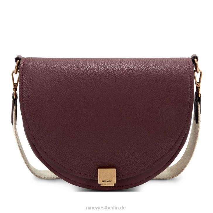 Nine West RR2J2576Genua-Satteltasche Merlot