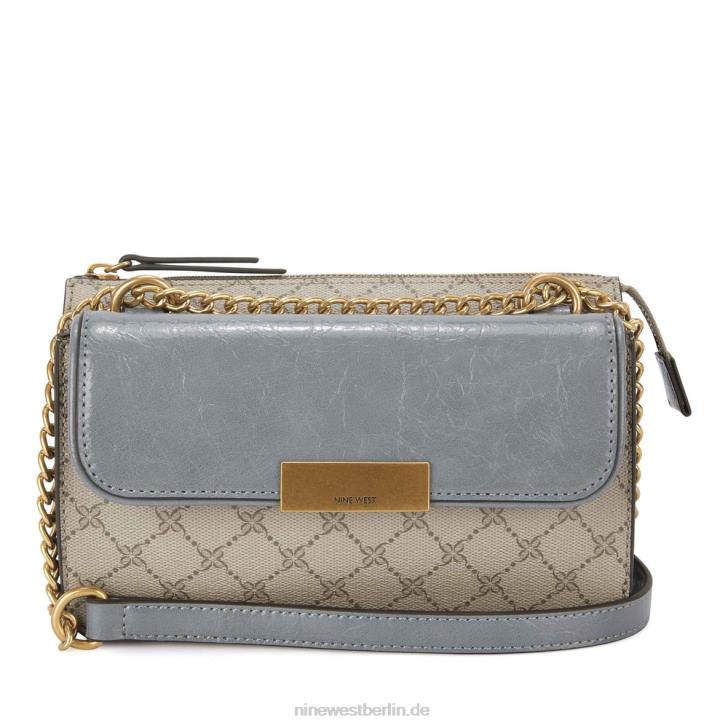 Nine West RR2J2591susan cnvrtble xbdy top zip Beiges Logo/Schiefer