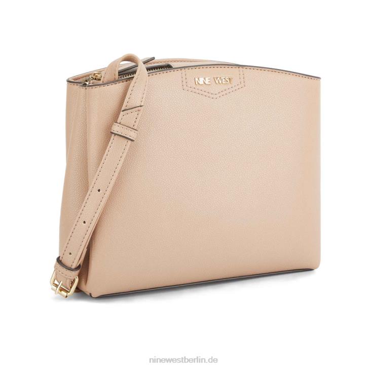 Nine West RR2J2598Jorie Mini Jet Set Umhängetasche Biscotti