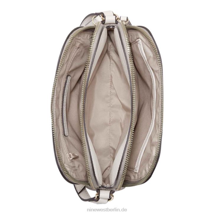Nine West RR2J2611Cyra eine Liste Umhängetasche Haselnuss-Logo/Milch