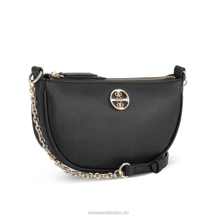 Nine West RR2J2614Maud Mini-Crossbody-Oberteil mit Reißverschluss Schwarz