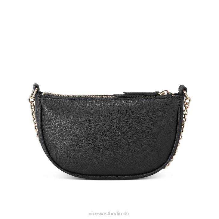 Nine West RR2J2614Maud Mini-Crossbody-Oberteil mit Reißverschluss Schwarz