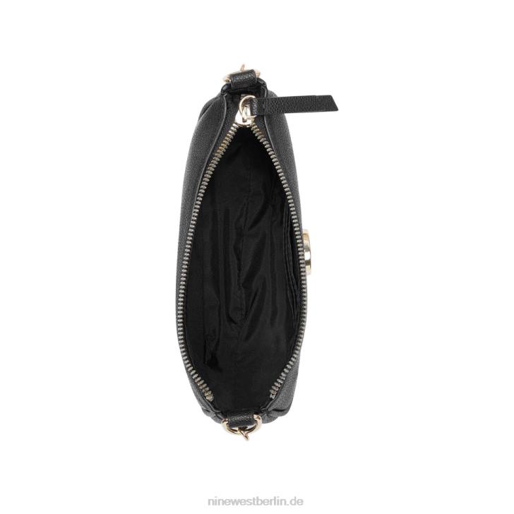 Nine West RR2J2614Maud Mini-Crossbody-Oberteil mit Reißverschluss Schwarz
