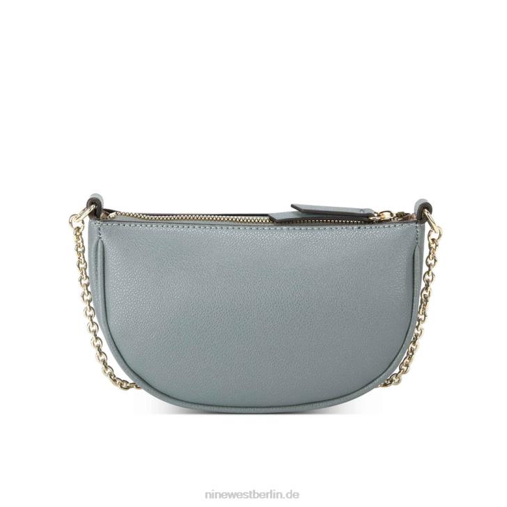 Nine West RR2J2652Maud Mini-Crossbody-Oberteil mit Reißverschluss Schiefer