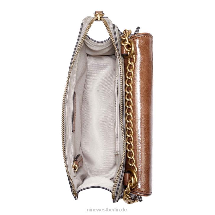 Nine West RR2J2655susan cnvrtble xbdy top zip Beiges Logo/Hellbraun